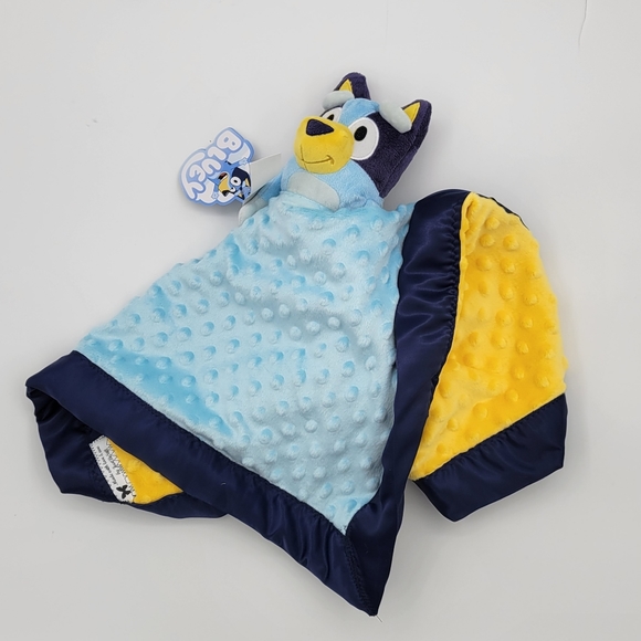 Lovey Bluey Plush Security Blanket, double minky 22 x 21. - Picture 8 of 9